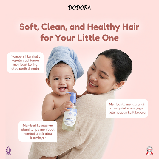 DODORA SPESIAL BUNDLING RAMBUT SEHAT DAN KUAT [SHAMPOO + HAIR SERUM]